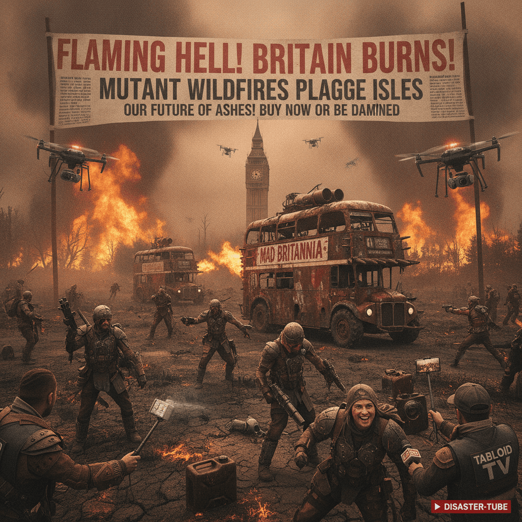 Britain speedruns Mad Max cosplay with sick wildfire energy