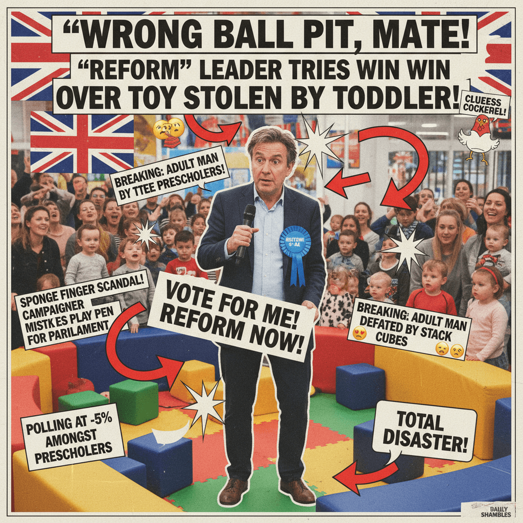 Man accidentally campaigns in wrong place, media roasts him mercilessly