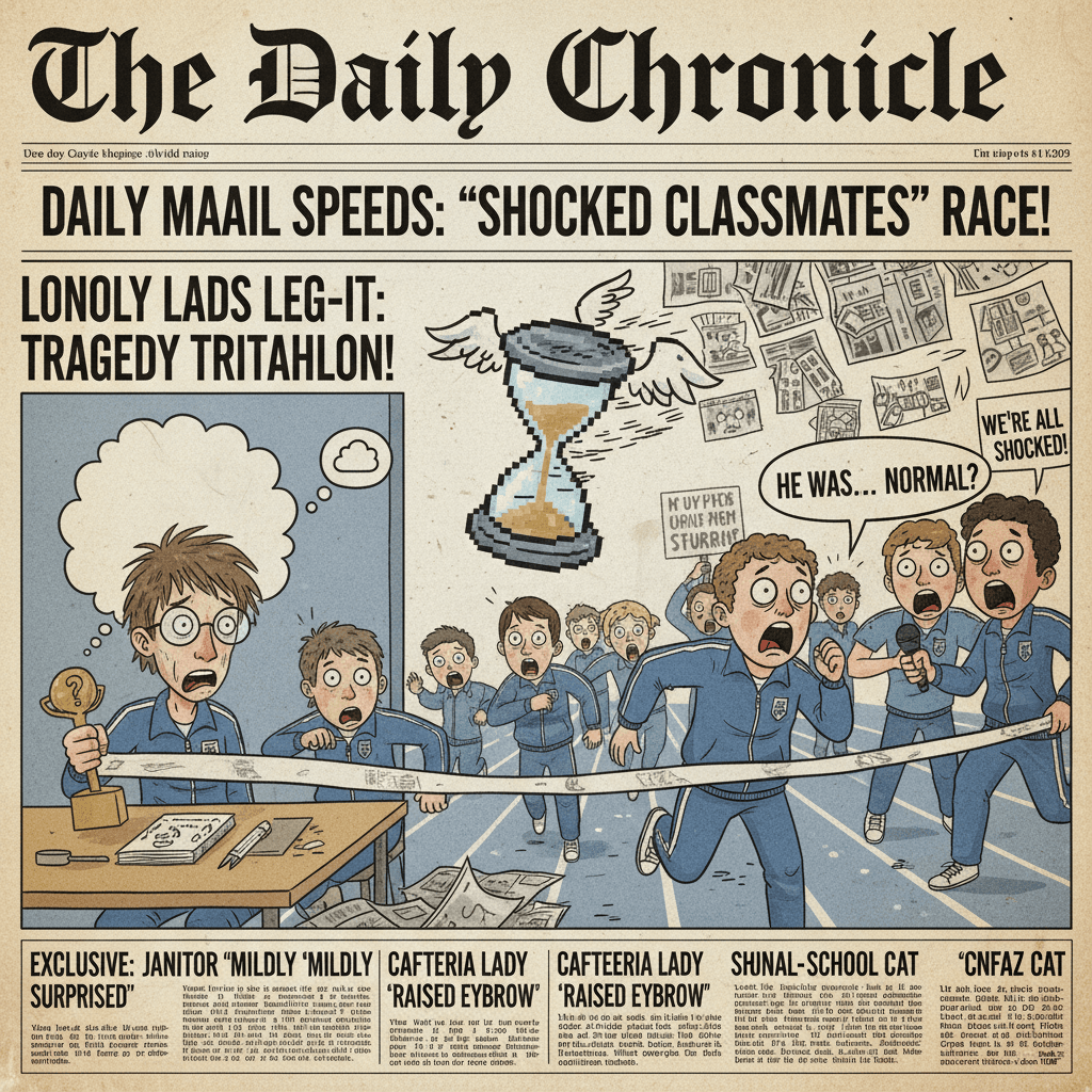 Daily Mail speedruns 'shocked classmates' template on real tragedy