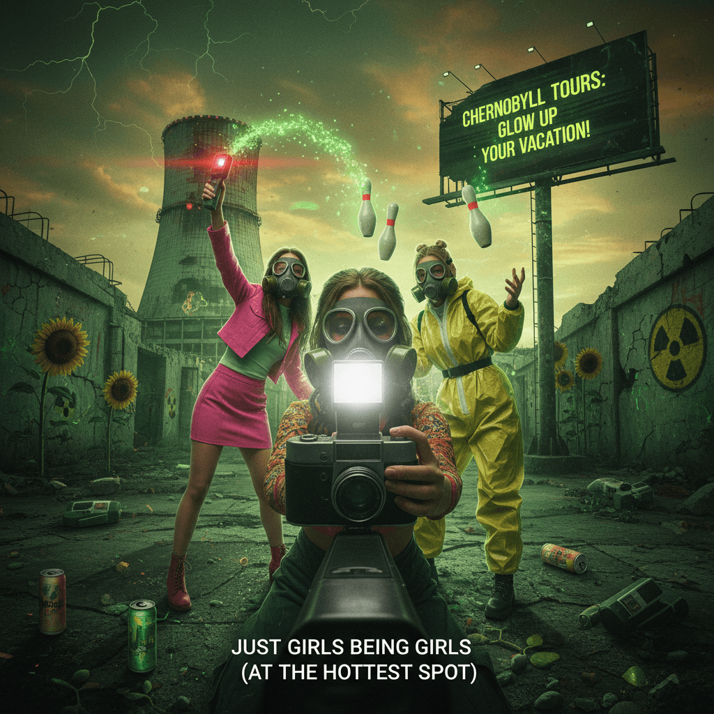 girls just wanna have fun (in the most radioactive location on earth)