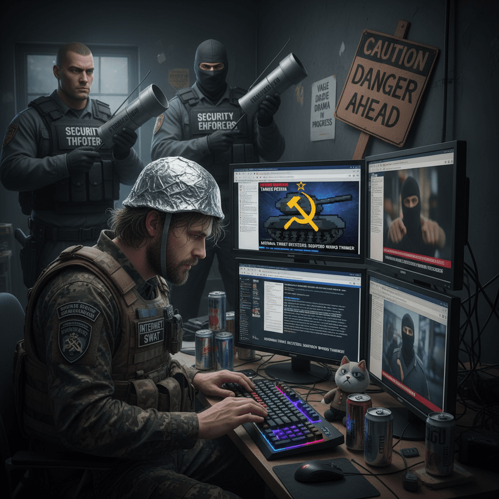 Zack committed wrongthink, now he's a national threat apparently