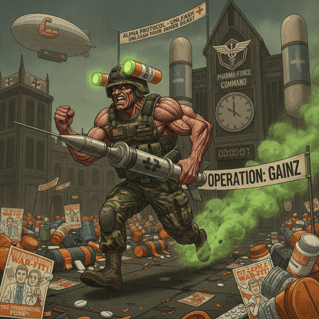 Big Pharma energy meets Pentagon prestige in one cursed wellness initiative