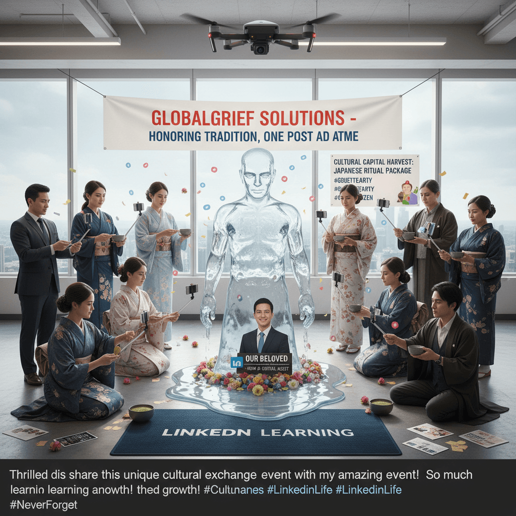 Man dies, coworkers perform Japanese ritual for social media clout