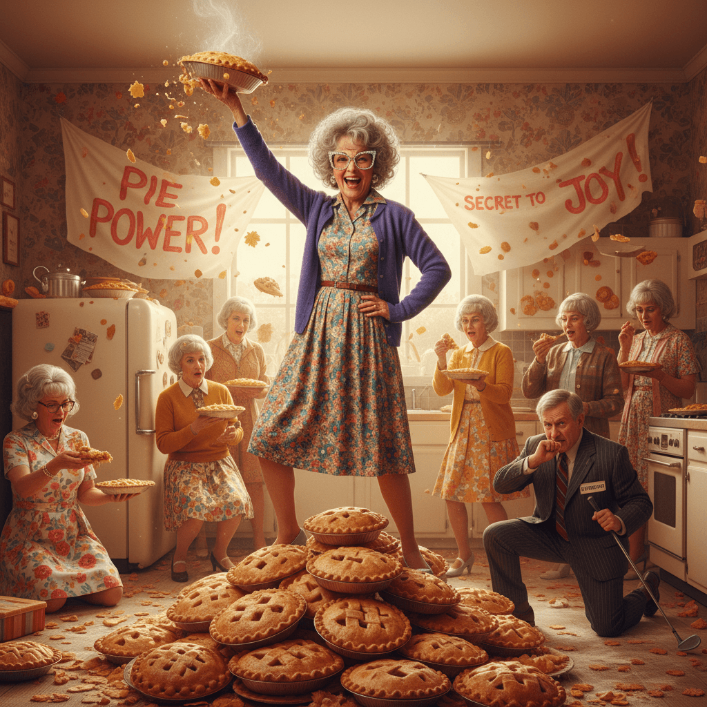 Woman discovers pie: the one weird trick retirement hates