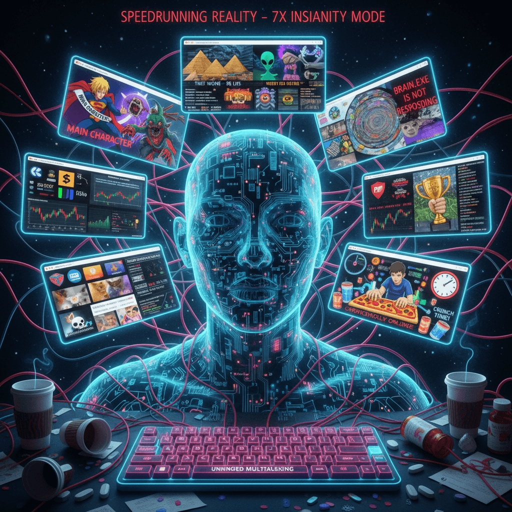 brain.exe running 7 tabs of pure chaos and fentanyl energy