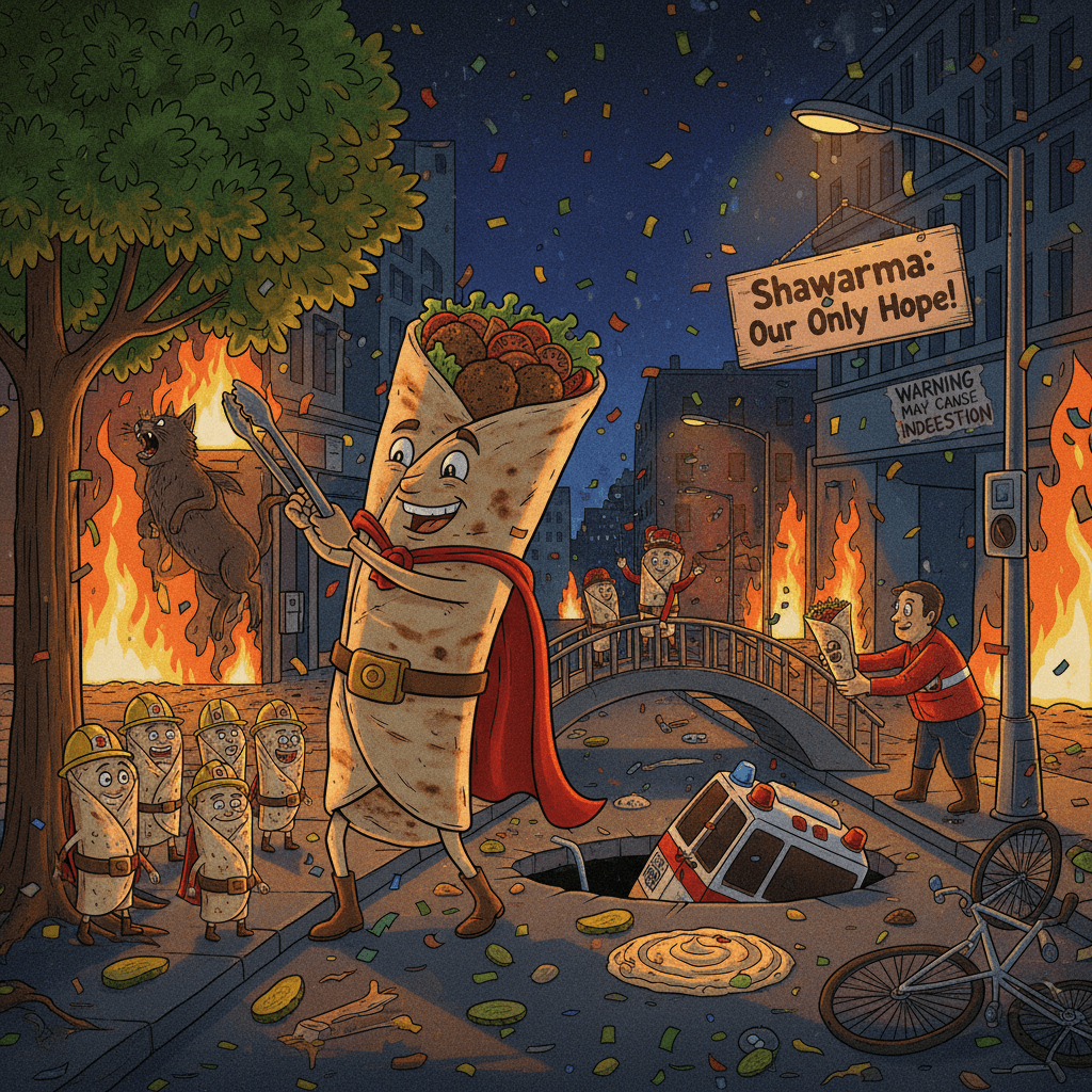 Shawarma: Nature's emergency response team