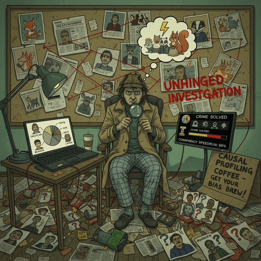 solving crimes via casual racial profiling, what could go wrong