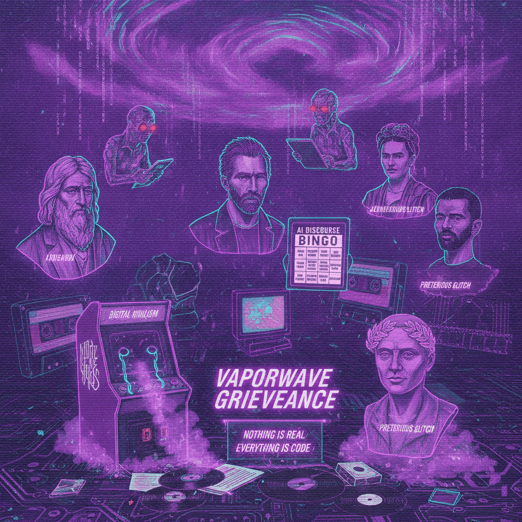Dead artists courtesy of synthwave and existential dread