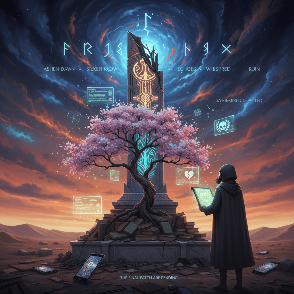 global collapse but make it aesthetic and cryptic