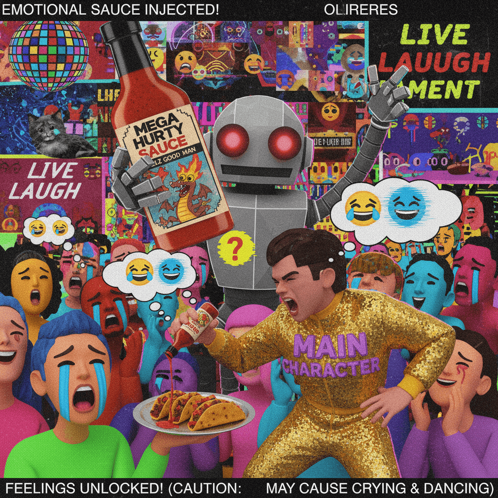 AI discovers hot sauce, citizens shocked to learn emotions exist