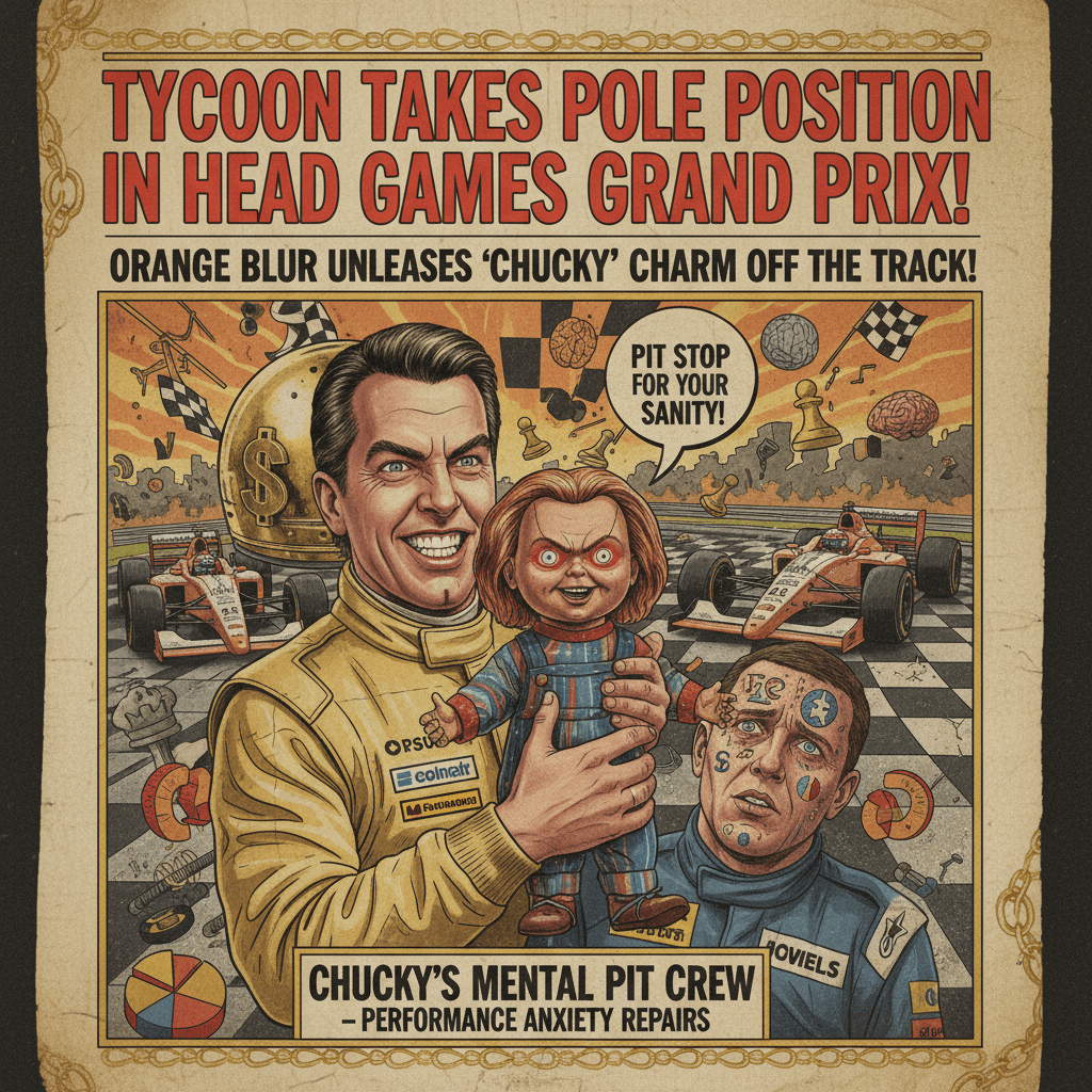 Millionaire adopts Chucky persona, psychological warfare ensues