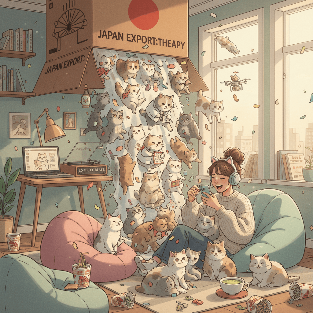 Japan's prescription for your mental health? Cats. Lots of cats.