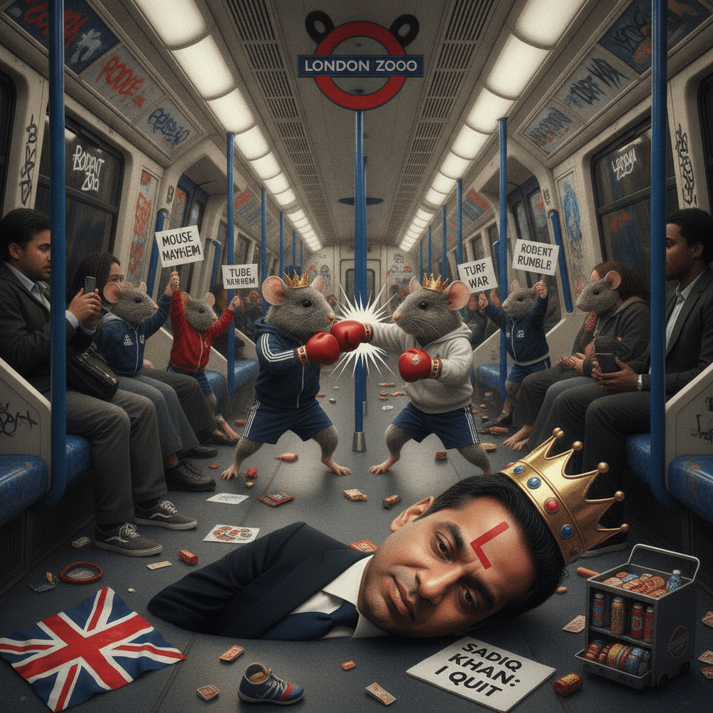 Mice throw hands on the Tube, Sadiq Khan takes the L