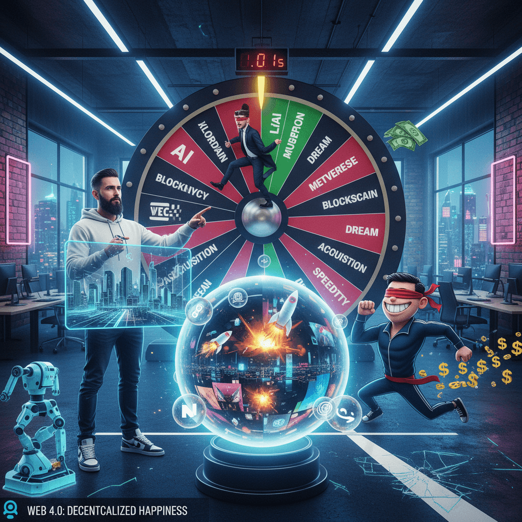 Bold predictions written in crayon, no sources provided