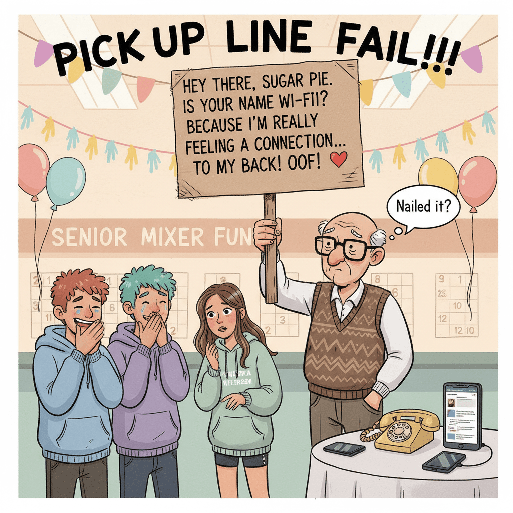 boomer accidentally invents the worst pickup line in existence