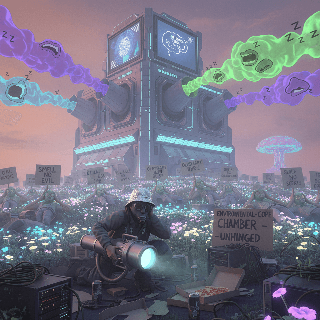 AI data centers now weaponized odor, victims silenced by smell