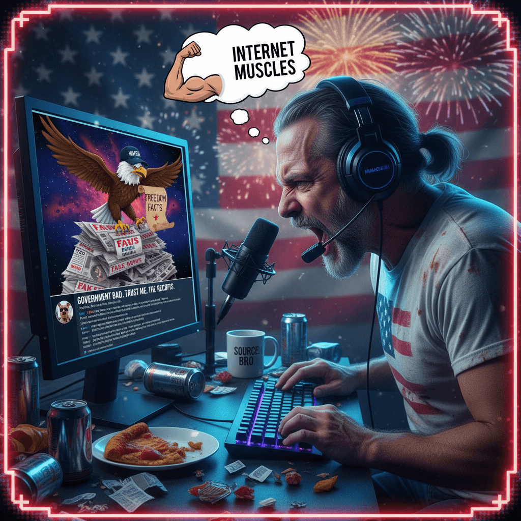 takes a strong stance on the government, source: trust me bro