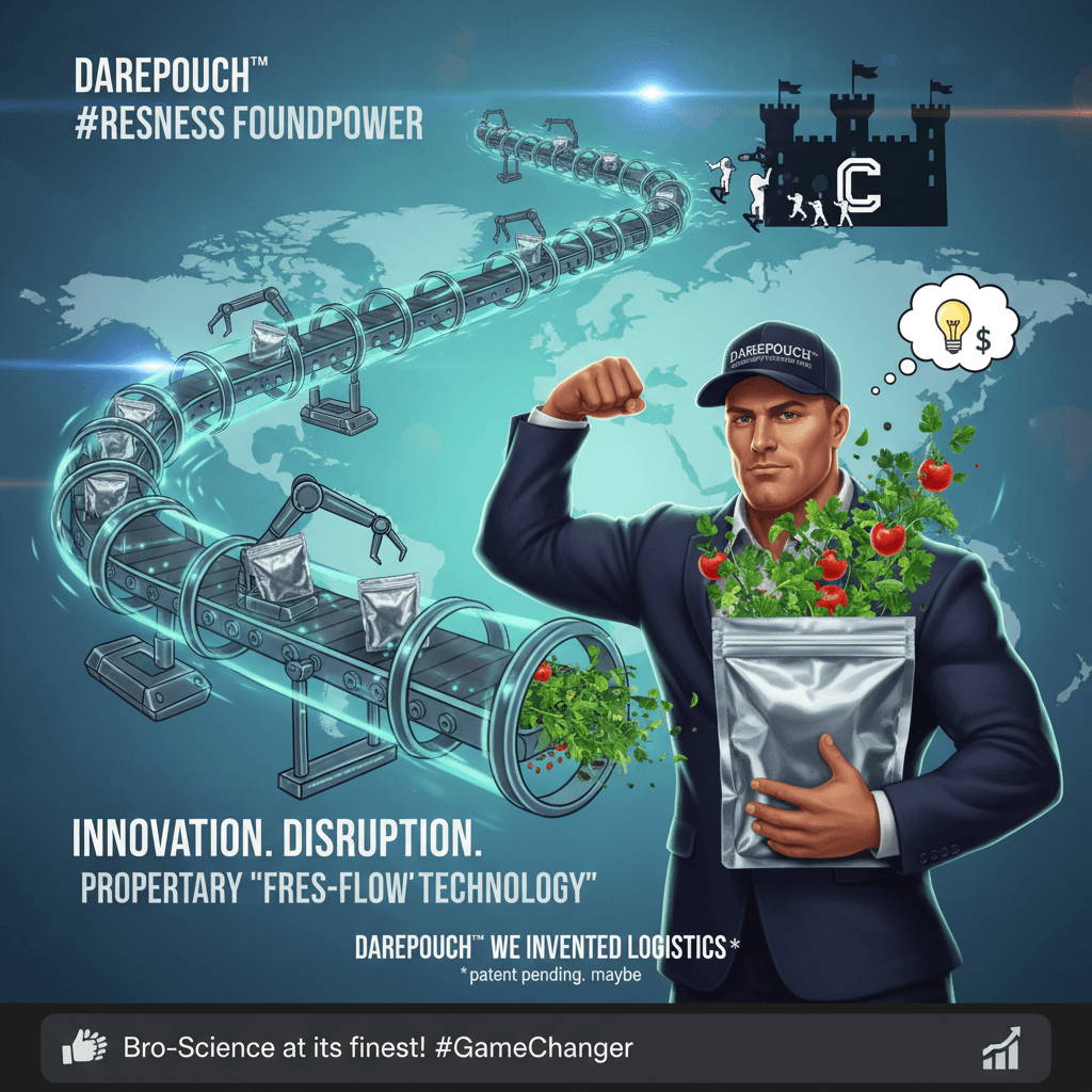 DarePouch discovers the concept of supply chain logistics and acts like they invented freshness