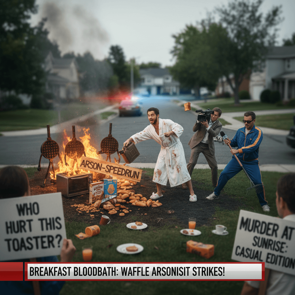 triple homicide before breakfast, who hurt this guy