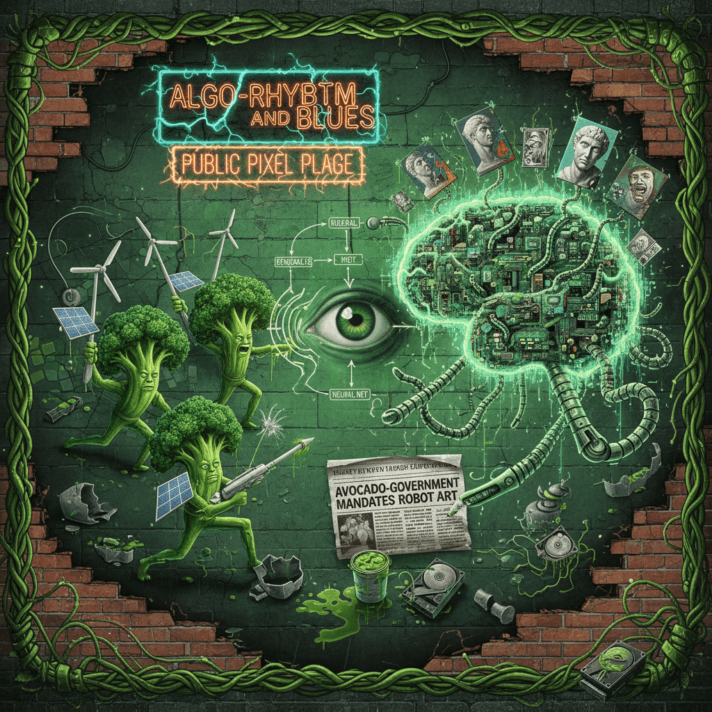 Greens vs AI slop: when public art becomes a political algorithm