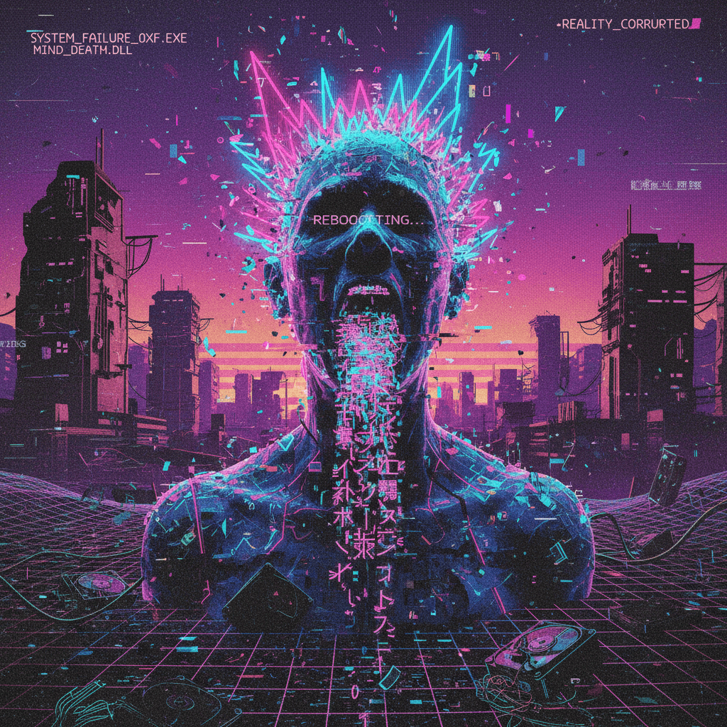 fragmenting consciousness.exe has stopped responding (neon screaming intensifies)