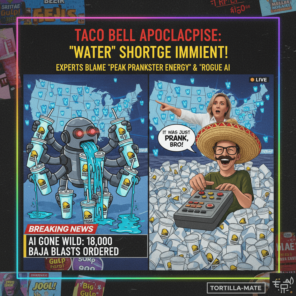 18,000 waters: peak AI-ordering chaos or peak prankster energy?