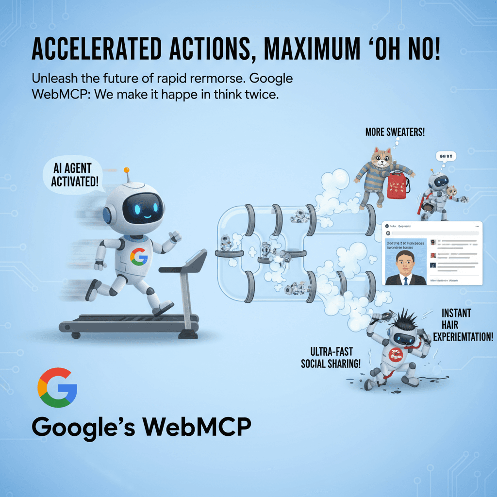 Google's WebMCP: making AI agents faster at doing things you'll regret