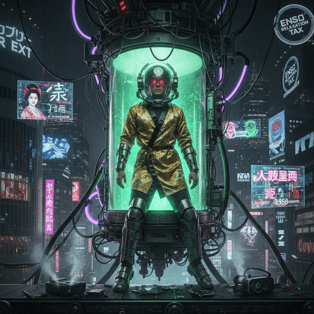 Japan really said spa day but make it dystopian and expensive