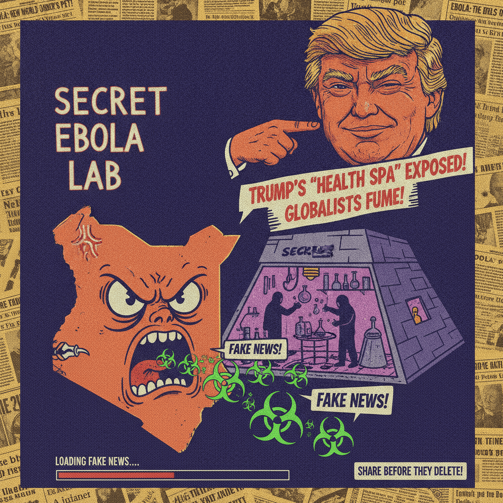 Kenya mad about Trump's secret Ebola lab, probably