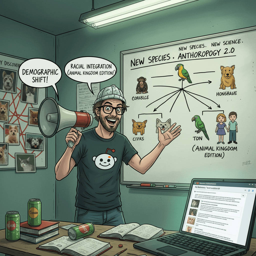 Bro discovered interbreeding and called it anthropology