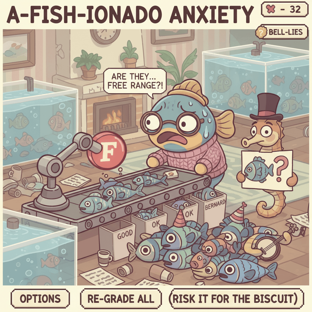 Fish grading anxiety: the cozy game experience nobody asked for