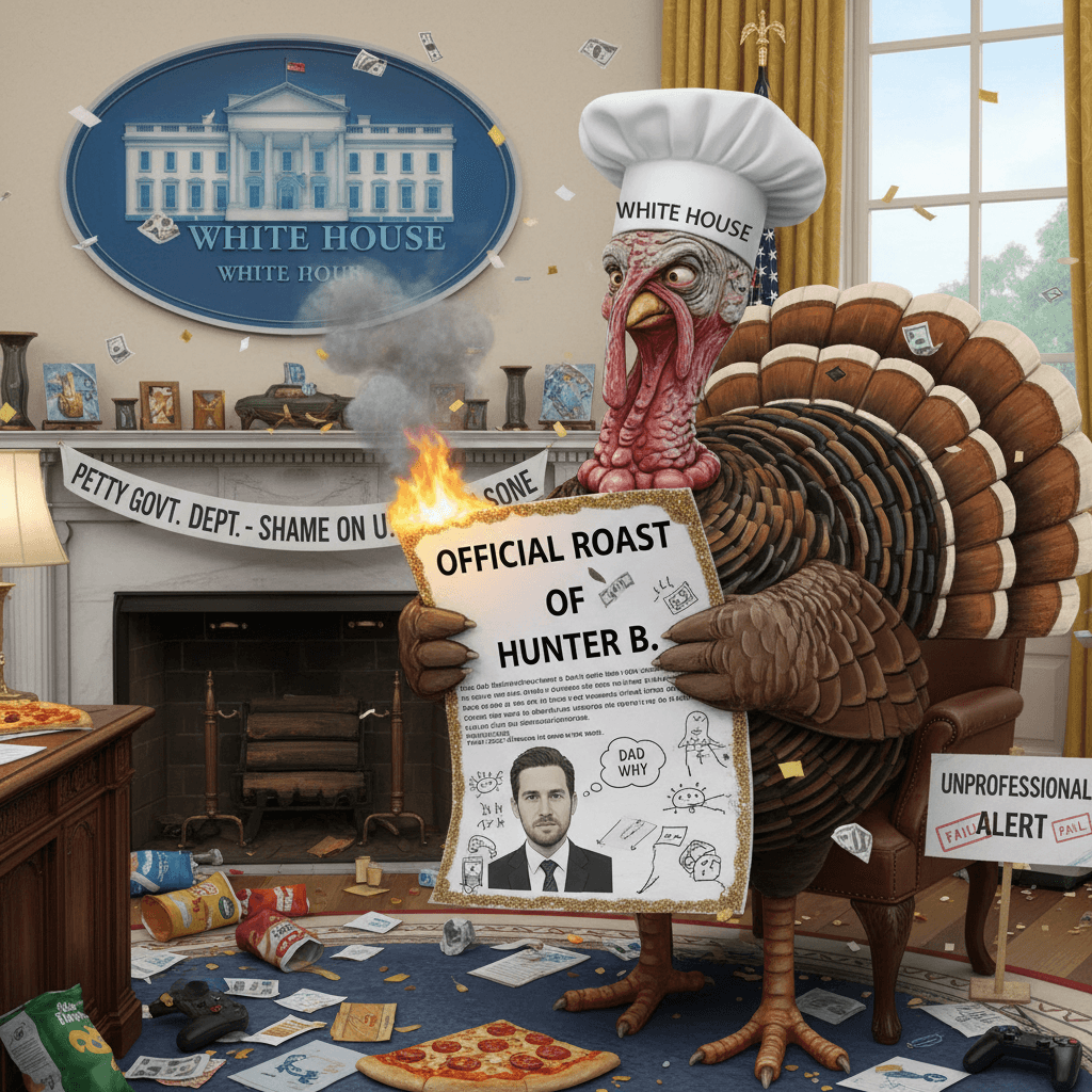 White House roasts Hunter Biden in official document, somehow still unprofessional