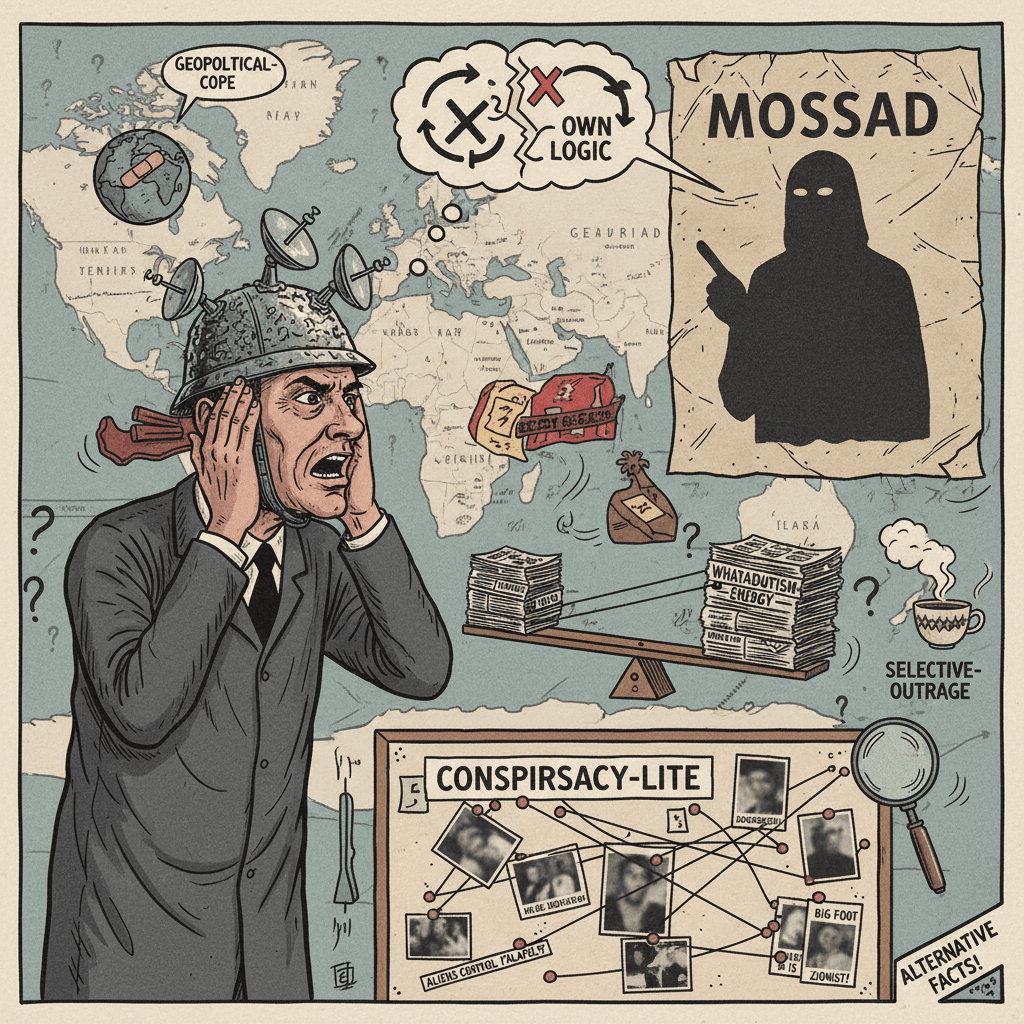 but what about mossad tho?? *ignores own logic*