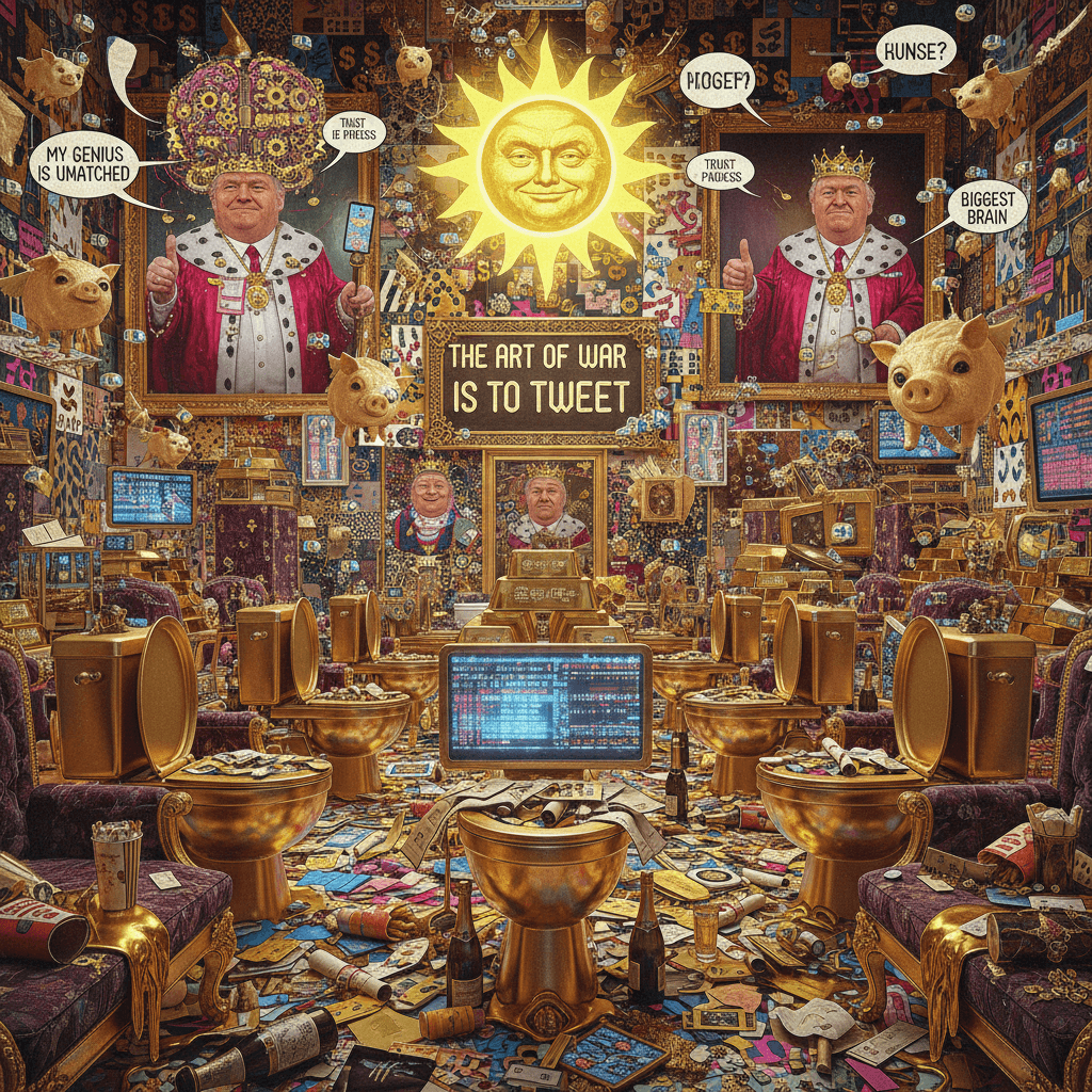 Golden toilets & fake Sun Tzu quotes: peak brain-rot palace aesthetics