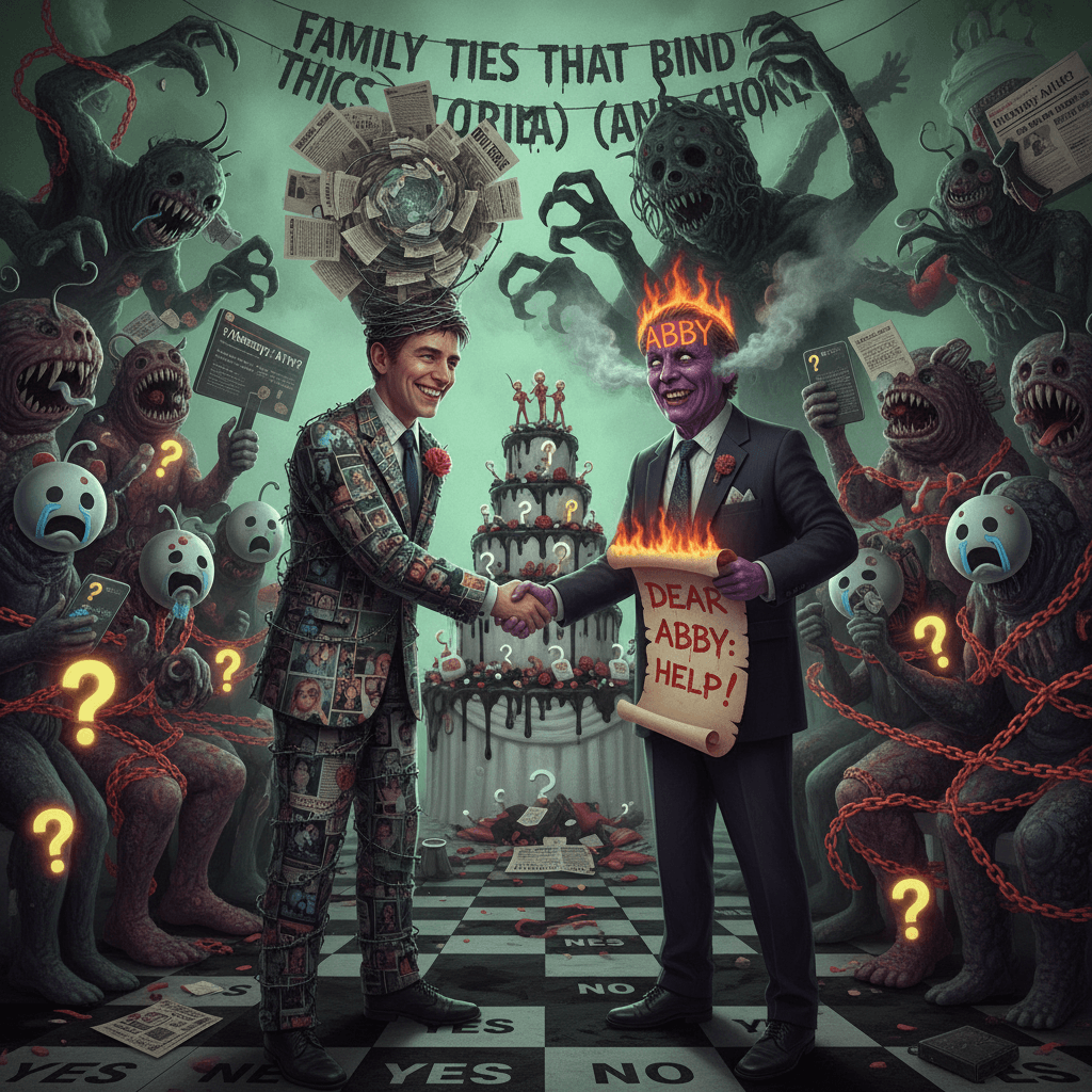 son bonds with rapist dad, invites him to wedding, abby seethes