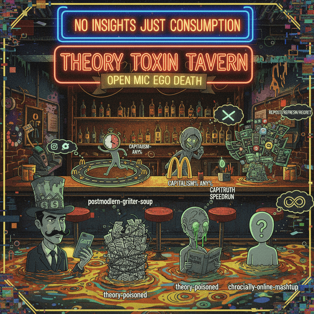 five ideologies walk into a bar, nobody learns anything