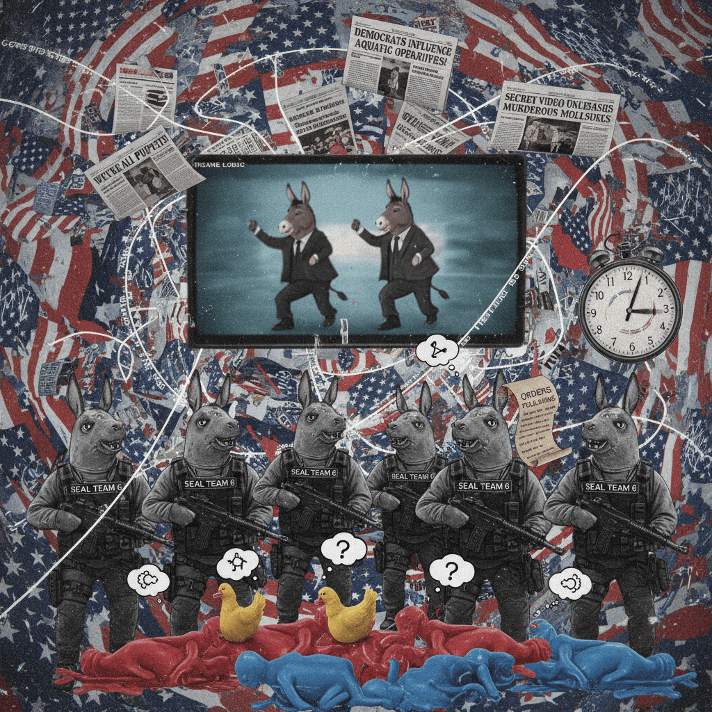 democrats made a video so SEAL team 6 committed murders (insane logic speedrun)