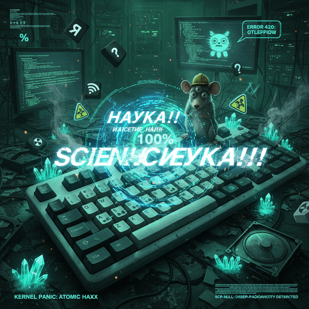 keyboard went full Chernobyl, somehow exceeded 100% science