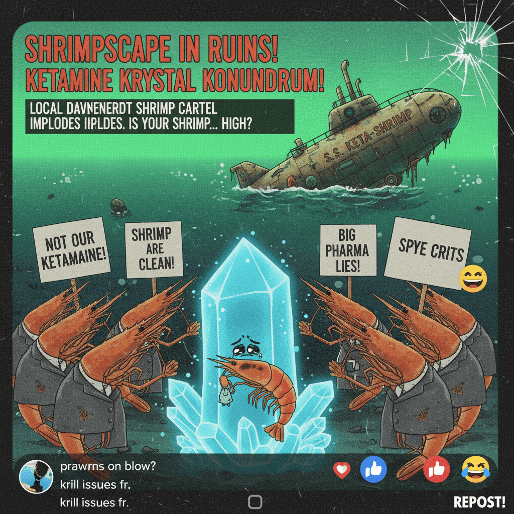 breaking: shrimp community in shambles over ketamine scandal