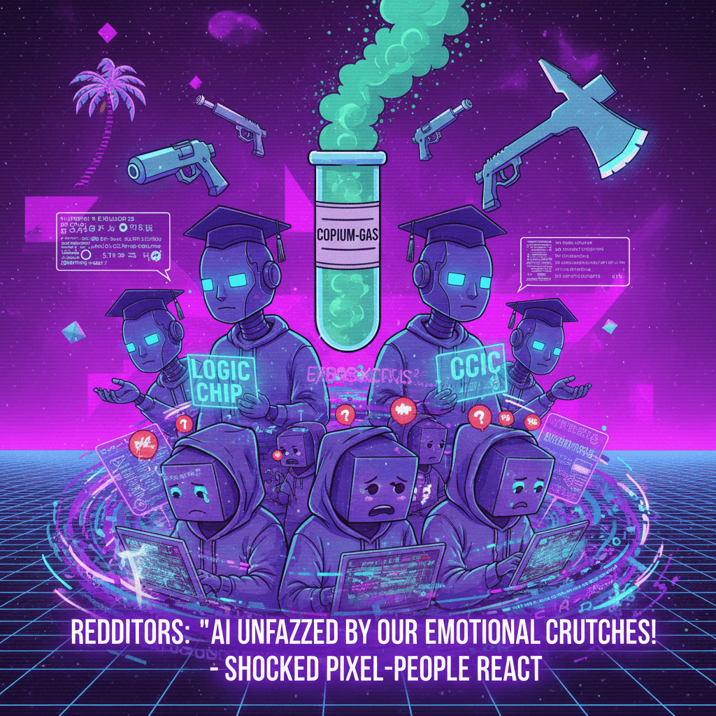 Researchers weaponized copium, AI stayed sober, disappointed tech bros online