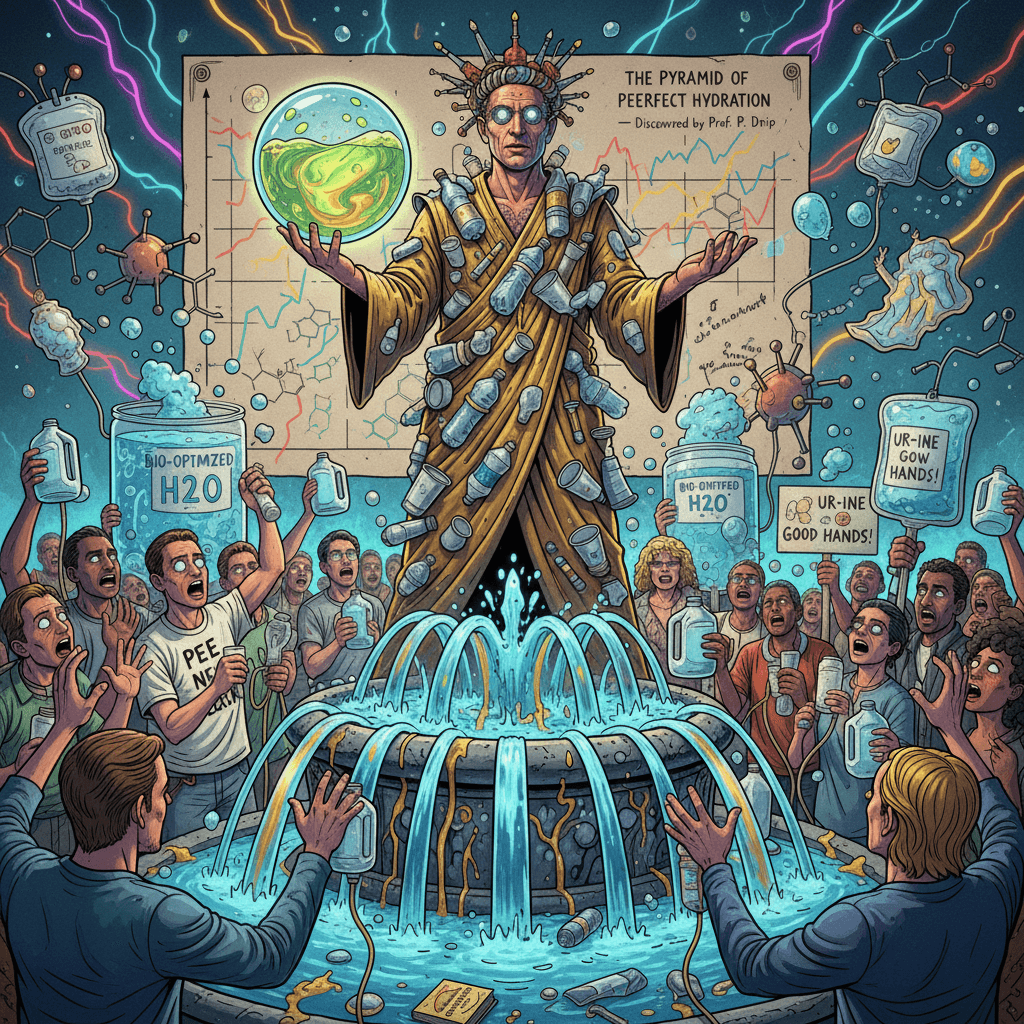 guy who read one biochemistry article becomes pee-hydration oracle