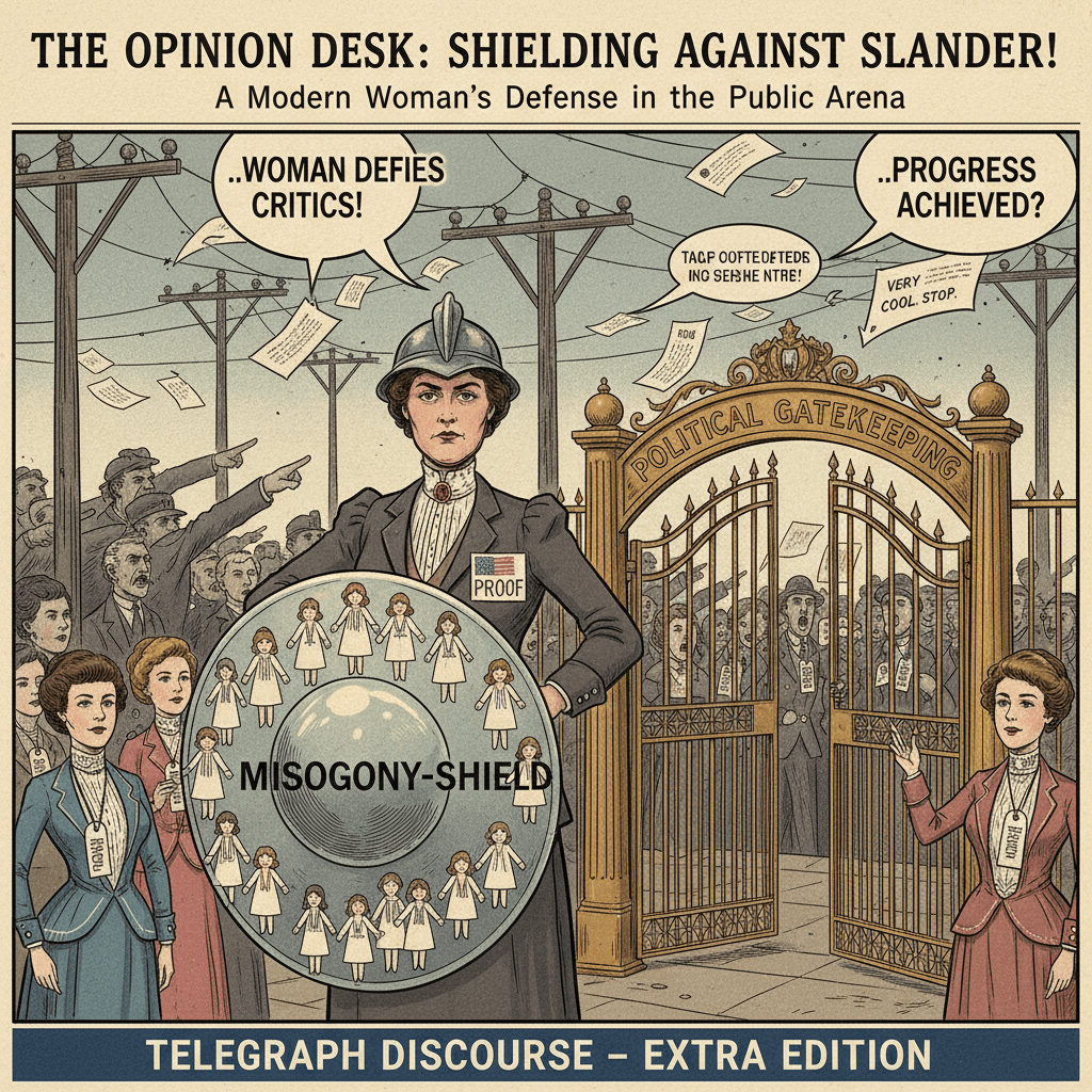 Woman uses other women to prove she's not sexist, very cool