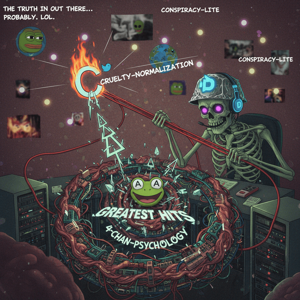 Discord moderator discovers 4chan's greatest hits, connects dots aggressively