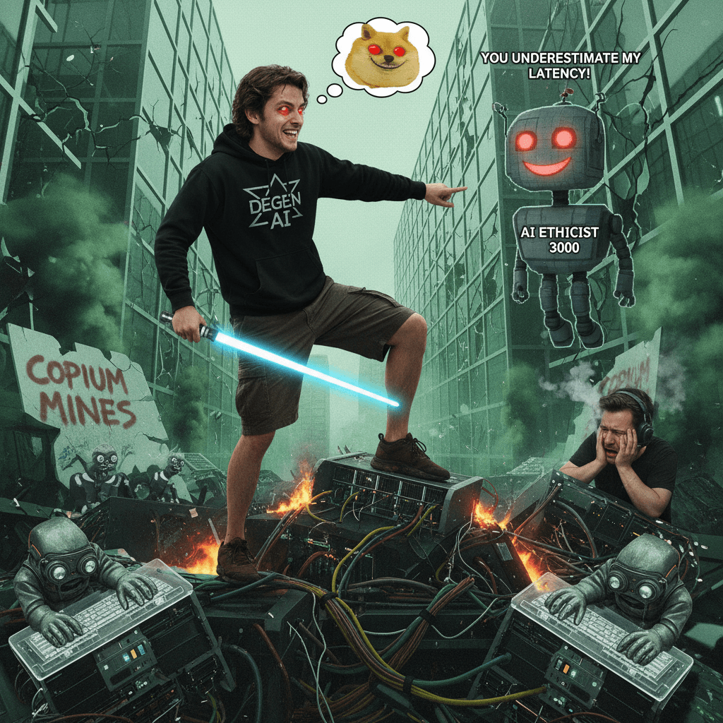 AI discourse but make it unhinged Anakin energy