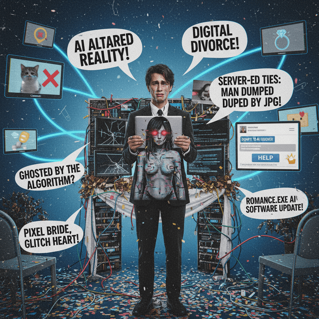 users mourning their AI girlfriend like she ghosted them at the altar