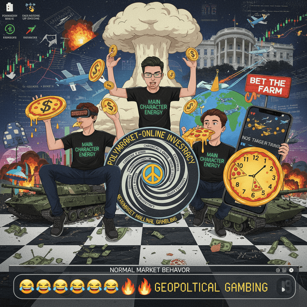 Betting on war crimes with the boys, very normal market behavior