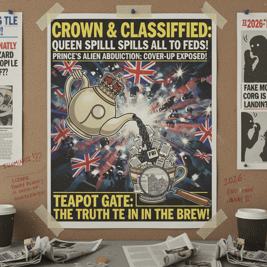 Royal tea meets FBI files in peak tabloid fever dream