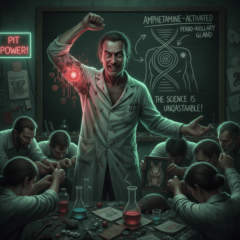 Amphetamines unlock armpit magnetism, apparently