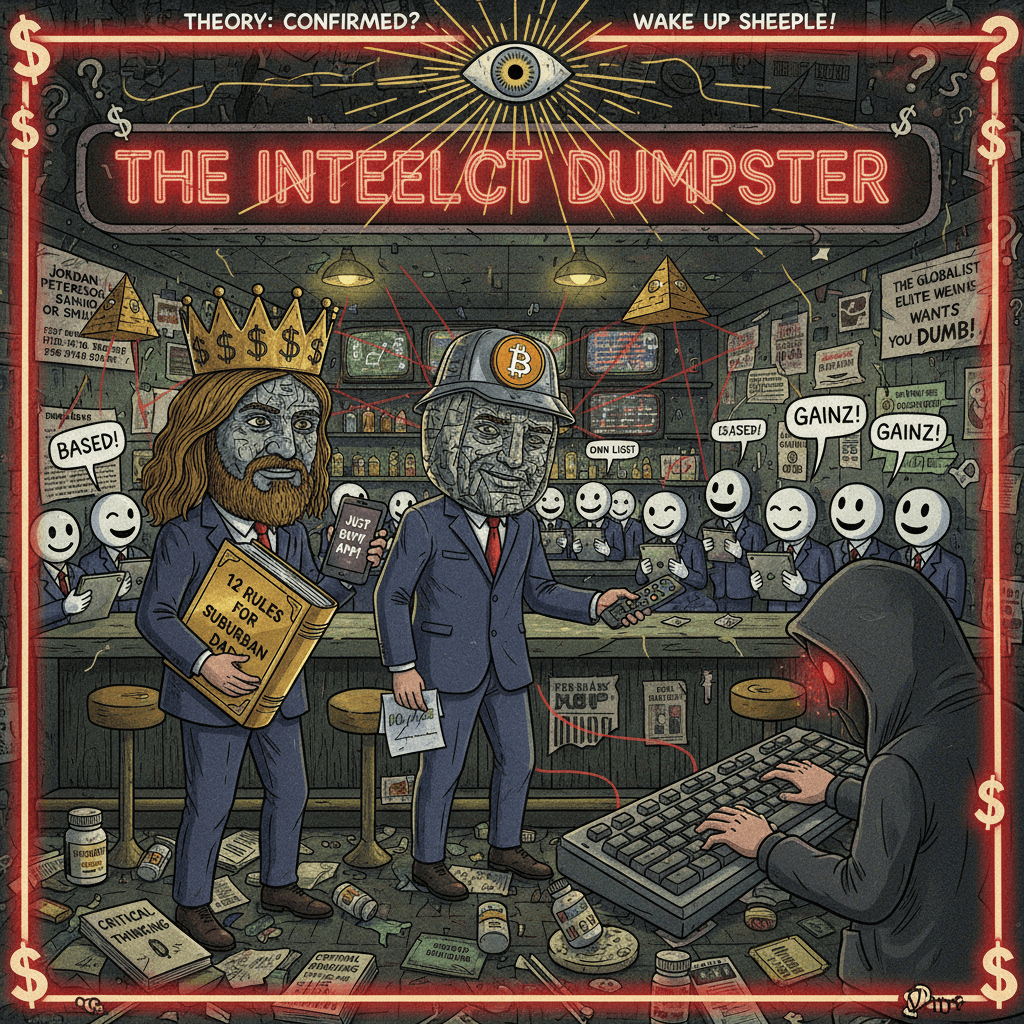 two billionaires walk into a bar to dumb down the masses