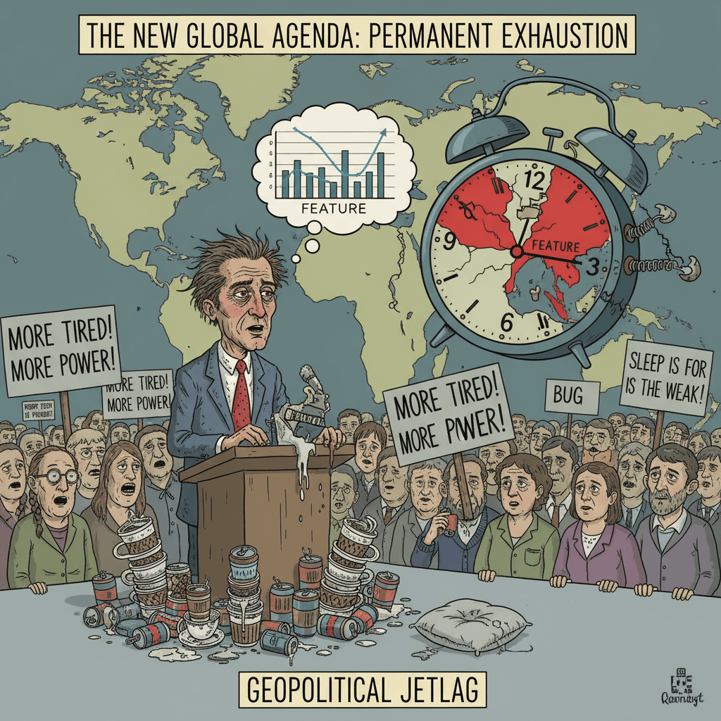 Three hours sleep is actually a feature, not a bug